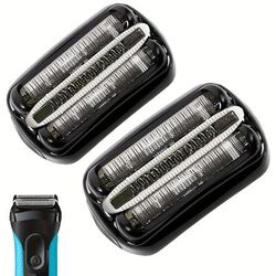 TEMU 2pcs Replacement Shaver Heads, 32b S3 Electric Replacement Head Accessories, Suitable For Razors, Suitable For S3 3040s 310s 3010s And More
