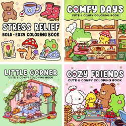 "Warm Friends" Coloring Book: Relax and explore warm friendships. It is an ideal way to relax and show your artistic talents.