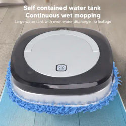 Robot de nettoyage automatique avec de l'eau précieuse, aspirateur de sol, livres de vadrouille