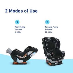 Graco Extend2Fit Convertible Car Seat - Gotham