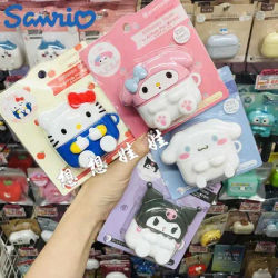 100% originale Sanrio 3D Cartoon Hello Kitty My Melody Kuromi Custodia in silicone per auricolari per Airpods Pro 1 2 Accessori Cover Regali