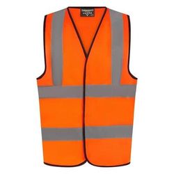 TEMU Label Apparel Hi Vis Men's Women Vests Closure Lightweight Reflective Tape High Visibility Unisex Waistcoat - (s - 3xl)