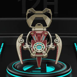 Disney Original Marvel Iron Man sans fil Bluetooth écouteurs Mr28 Airpods Cool Rgb lumière d'ambiance en forme de Mecha casque cadeau