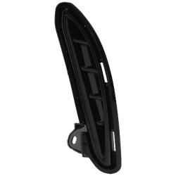JC Whitney Bumper Grille Black, Driver Side, Outer, 1-year unlimited-mileage warranty RT01530112