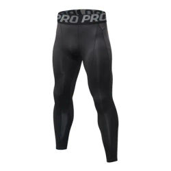 Compression Pants Men Athletic Running Workout Leggings Quick Dry Sports Tights Base Layer