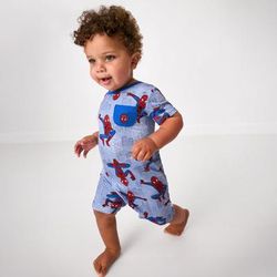 Spidey Sense Pocket Bamboo Baby Romper - Short-Sleeves & Shorts - 2T