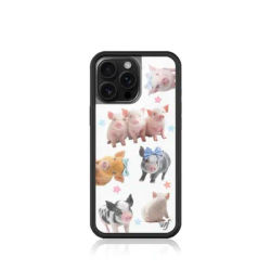 Wlidflower cute Pigland hummingbird phone case for iPhone 13 12Pro 15 14plus 16promax Angel 16 15Pro