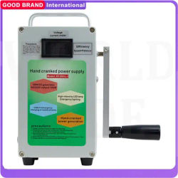 Manual Hand Crank Generator 5V 12V 220V 30W Emergency Power Bank Mobile Phone Charging Treasure XY-201L-1 18650 lithium battery