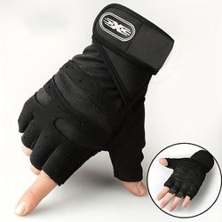 TEMU Comfortable Half-finger Fitness Gloves For - Breathable Sunshade Sports Gloves For Outdoor Activities!