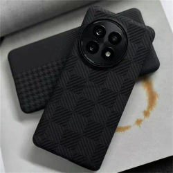 Grid Texture Slim Case For OnePlus 13 12 R 11R ACE 5 Pro 3 One Plus 13R OnePlus12 Lightweight PC Hard Back Cover Fashion Bumper