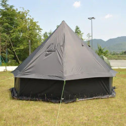 6-8 Person Instant Camping Tent with Ventilation Opening & Removable Floor – Waterproof, Windproof for Family Bonfire Nights