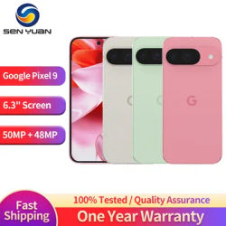 Google Pixel 9 Pixel9 5G 6.3" OLED 12GB RAM 128/256GB ROM NFC Octa Core Google Tensor G4 Original Unlocked Android Cell Phone