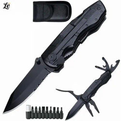 Men’s GiftMulti Tool Knife For Hiking Camping Outdoor Survival With Pliers Screwdriver Bottle Opener Tactical Gear For Fishing