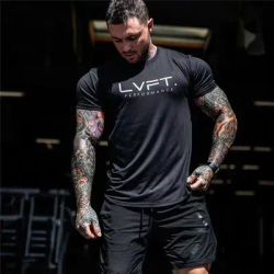 2025 New Quick Dry Jogger Tee - Men's Fitness Running Sport Shirt | Summer Training Short Sleeve Performance Top S-4XL