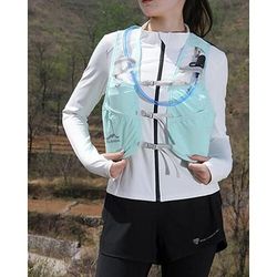 Gilet da corsa Pacchetto d'acqua Gilet di idratazione Manicotti Riflettente Impermeabile Asciugatura Rapida Poliestere per Maratona Escursionismo Jogging