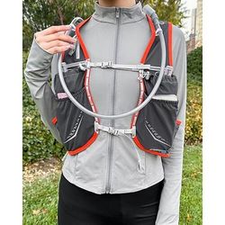 Gilet da corsa Pacchetto d'acqua Gilet di idratazione Manicotti Riflettente Impermeabile Asciugatura Rapida Nylon per Maratona Escursionismo Jogging