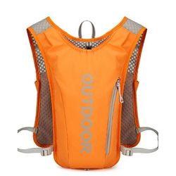 Gilet da corsa Pacchetto d'acqua Gilet di idratazione Manicotti Riflettente Impermeabile Asciugatura Rapida Poliestere per Maratona Escursionismo Jogging
