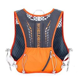 Gilet da corsa Pacchetto d'acqua Gilet di idratazione Manicotti Riflettente Impermeabile Asciugatura Rapida Nylon per Maratona Escursionismo Jogging