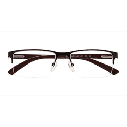 Male s rectangle Black Acetate,Metal Prescription eyeglasses - Eyebuydirect s Sanders