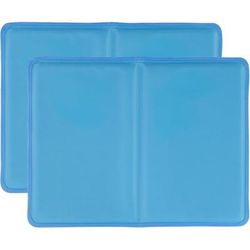 TEMU Livivo Set Of 2 Gel Cooling Pillows -, Multipurpose Folding Design Cusion Cooling Mat, For Sleep, Hot , Stress - Absorbs Heat, Enhances - Non Toxic