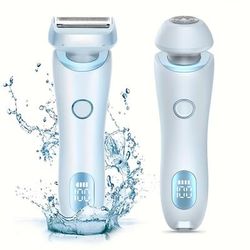 TEMU 1pc Electric Foil Shaver For Women, Stainless Steel Blade, Usb Rechargeable, Wet/dry Use, 800mah Battery, 30-45 Min , Washable Razor, For Full Body Hair Removal - Underarm, Leg, Face, Bikini Area