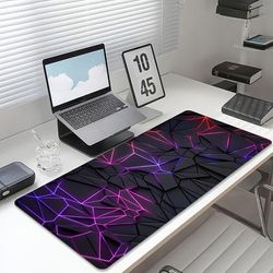 TEMU 1pc Durable Large Mouse Pad Stylish Desk Mat Computer Keyboard Mouse Laptop Gaming Mat - Suitable For /office And Study Accessories