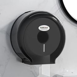 TEMU Home Toilet Commercial Large Roll Paper Box Wall-mounted Non-punching Toilet Paper Box Large Roll Paper Dispenser