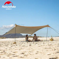 Naturehike 6-7 Person Outdoor Beach Tent Sun Shelter Camping Shades Tents Windproof Beach Canopy Tents Portable Family Tent