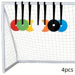 TEMU 2/4pcs Adjustable Football Training - Tpe Material, Red/blue/yellow - Suitable For Halloween, Christmas, Easter, Valentine's Day, Thanksgiving