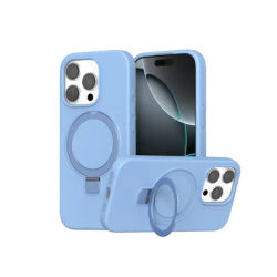 Magnetic Kickstand Case for iPhone 16 Pro Max for iPhone 16 Plus - MagSafe Compatible Safe Bracket Cover with Ring Holder