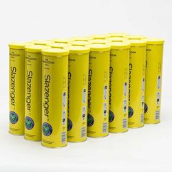 Slazenger The Wimbledon Ball 4 Ball Tin Can (18 cans) Tennis Balls