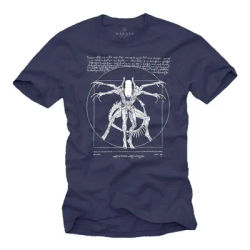 T-Shirt homme Alien-T-Shirt Gamer Da Vinci imprimé haut pour femme T-Shirt de mode