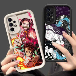 Demon Slayer Anime Case For Samsung Galaxy A55 A54 A35 A53 A52 A34 A12 A13 A14 A15 A16 A21S A25 A33 Phone Cover Kimetsu no Yaiba