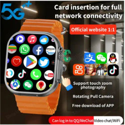 S10 Ultra CD12 Smartwatch Android 10.0 5G LTE pleine Netcom carte Sim caméra rotative GPS WIFI encodeur tactile 4G montre intelligente hommes femmes