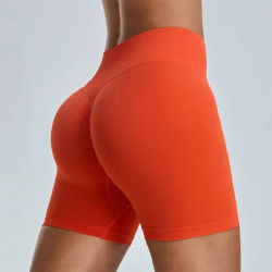 Women Yoga Shorts High Waist Workout Shorts Seamless Fitness Yoga Lift Butt Fitness Ladies Yoga Gym Running Short Pants Tights