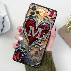 TEMU Phone Case Galaxy A55 5g, A54, A52, A14, A53, A34, A13, A12, A51, A33, A71, A72, A73 Featuring A Design , Flowers, And .