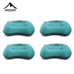 Widesea Portable Inflatable Pillow Camping Equipment Compressible Folding Air Cushion Outdoor Protective Tourism Sleeping 4pc