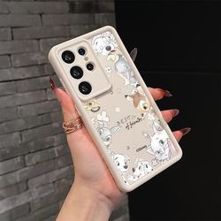 TEMU Phone Case Suitable For Galaxy S25 S24 S23 S22 S21 S20 Fe 4g 5g Shockproof Soft Tpu Back Cover