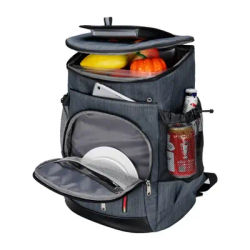 34L Camping Picnic Bag EVA Leak Proof Fruit Beer Beverage Insulated Ice Bags Outdoor Tableware Storage Backpack Outdoor Camping