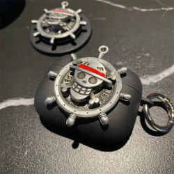 Étui pour écouteurs Bluetooth pour Airpods, gouvernail rotatif, casque, O-One, P-Pieces, L-Luffy Cover, Pro 2, 1, 2, 3
