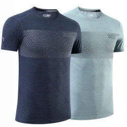 Men Running T-shirt Gym Sport Tracksuit Male Jogging Sweatshirt Homme Athletic Shirt Workout Fitness Clothing Short Sleeve Tops