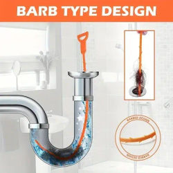 Multi-Pack Drain Cleaner Hooks Professional Pipe Hair Removal Tool for Toilet/Sink Outlet Sewer Dredging Kit