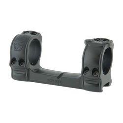 Spuhr Picatinny Hunting Mount w/Single Interface Ring 0 MOA Dia 30mm H 1in Black SCP-3000
