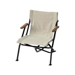 Snow Peak Luxury Low Beach Chair Ivory LV-093IV