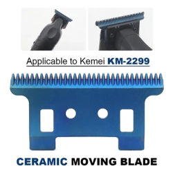 For Kemei KM-2299 Replacement Movable Blade Clipper Professional Hair Trimmer Cutting Knife Head Parts Accessories
