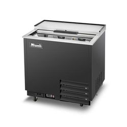 Migali C-GF36-HC 1 Section Competitor Series Glass Chiller w/ 153 Mug Capacity - Black, 115v
