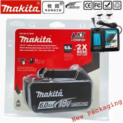 Makita 18V Battery 6000mAh Rechargeable Power Tools Battery 18V makita with LED Li-ion Replacement LXT BL1860B BL1860 BL1850