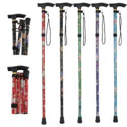 Outdoor Trekking Poles Portable Foldable Five Section Walking Pole Multi Function Telescopic Walking Stick Hiking Accessories