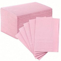 "TEMU Disposable Nail Art Table Mats, 125/15pcs 3 Layers Foldable Nail Pads, Manicure Art Waterproof Mat, Dental Bibs Waterproof Tattoo Bibs For , Tattoo Shop, Nail Salon, 13"x18""