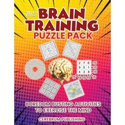 TEMU The Brain Training Puzzle Book:boredom Busting Activities To Exercise The Mind
